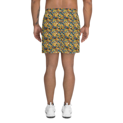 Men's Athletic Shorts - Whimsical Feline Dance