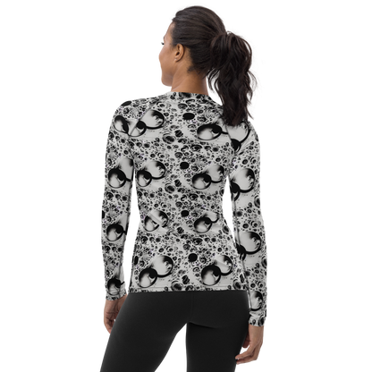 Women's Rash Guard - Crater Swirl