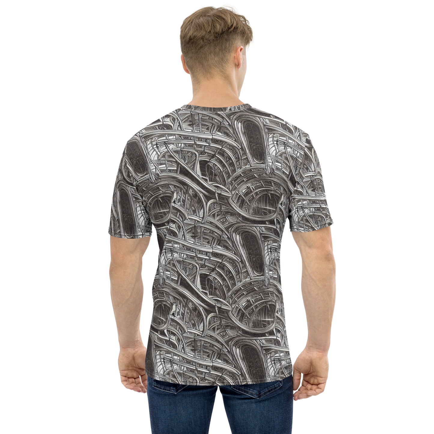 Men's Crew Neck T-Shirt - Piranesi's Dream