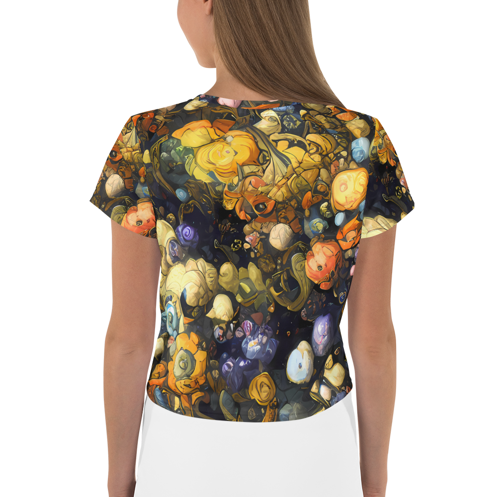 Women's Crop Tee - Baroque Blossom