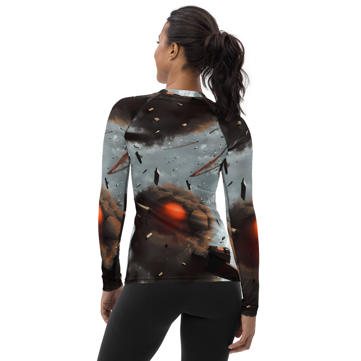 Women's Rash Guard - Celestial Collision