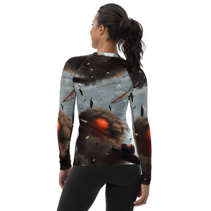 Women's Rash Guard - Celestial Collision