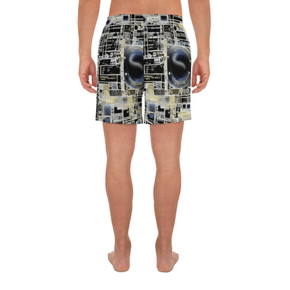 Men's Athletic Shorts - High Contrast, As A Texture, David Eugene Henry, Grace English