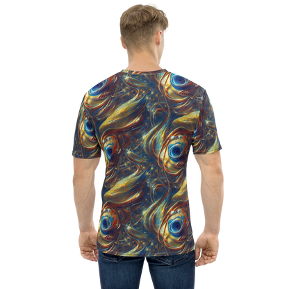 Men's Crew Neck T-Shirt - Celestial Vortex