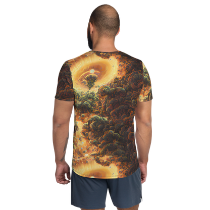 Men's Athletic T-Shirt - Volcanic Cascade