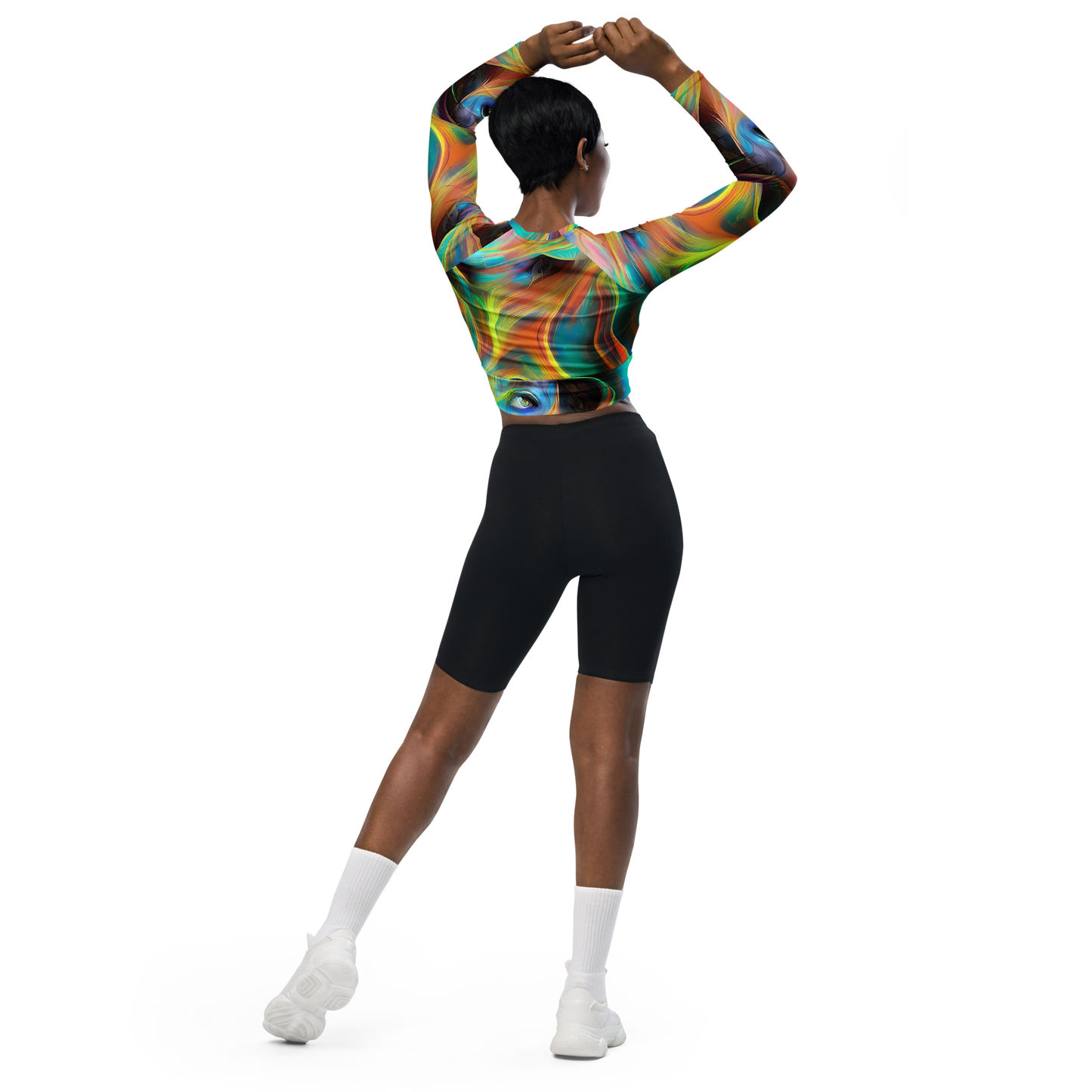 Long Sleeve Crop Top - Dreamweaver Fusion