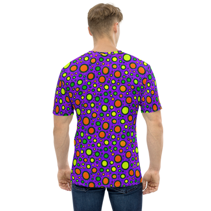 Men's Crew Neck T-Shirt - Luminous Bubbles