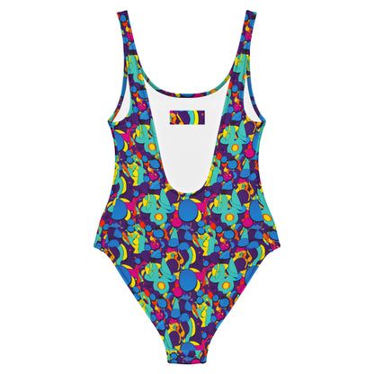 One-Piece Swimsuit - Psychedelic Harmony