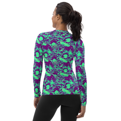 Women's Rash Guard - Alien Ripples