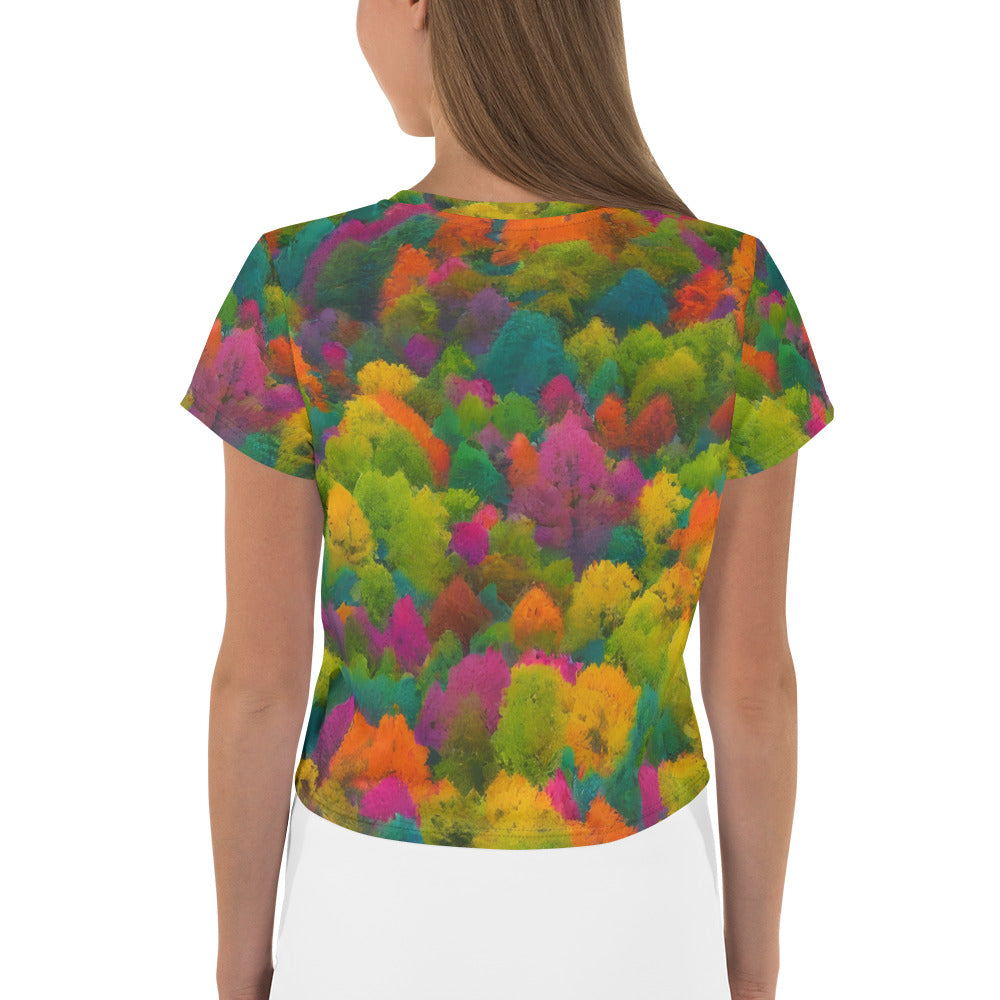 Women's Crop Tee - Autumn Kaleidoscope