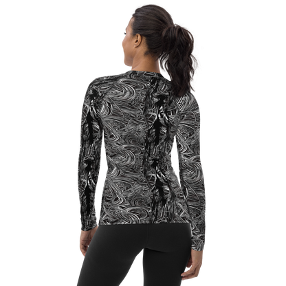 Women's Rash Guard - Mesmeric Tangles