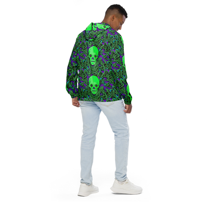 Men's Windbreaker - Ghostly Labyrinth