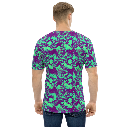 Men's Crew Neck T-Shirt - Alien Ripples