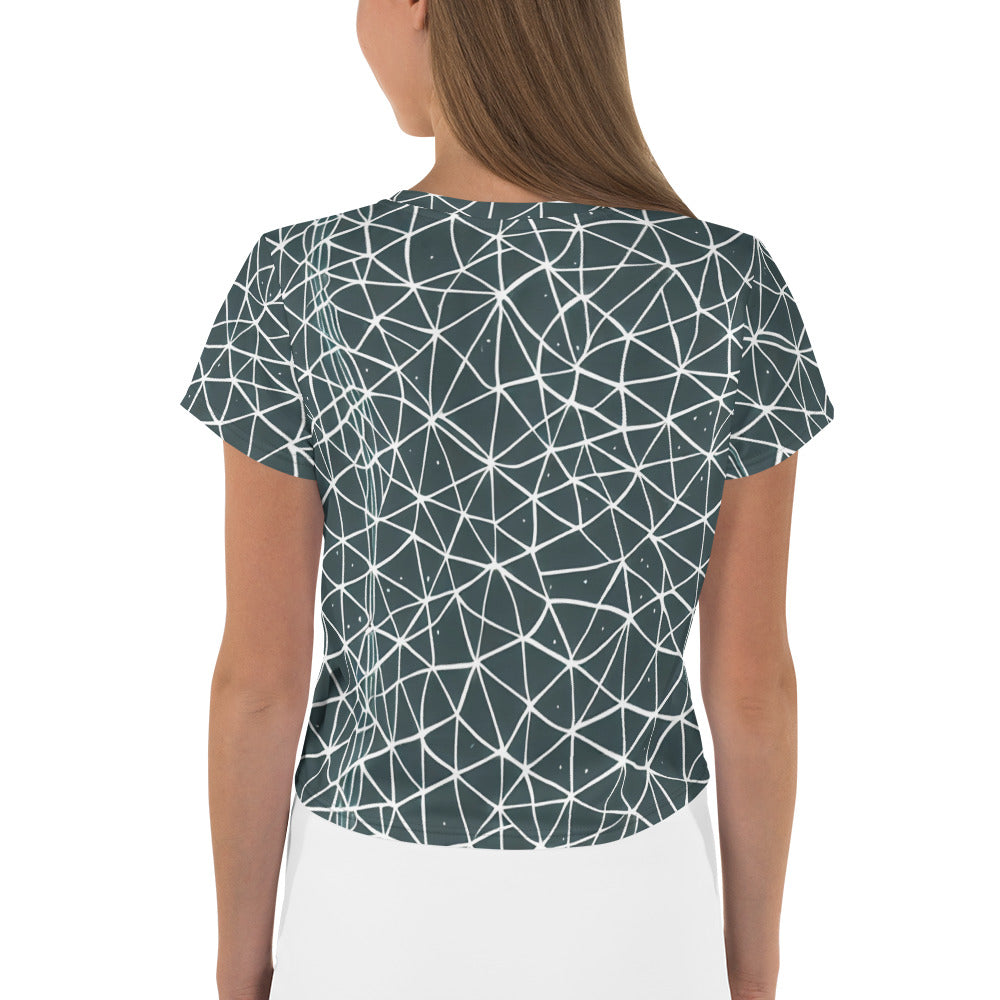 Women's Crop Tee - Infinite Interplay