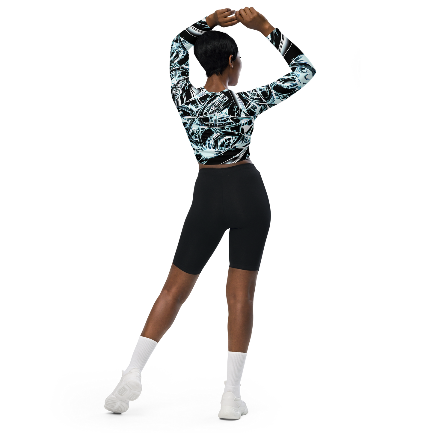 Long Sleeve Crop Top - Frosted Infusion