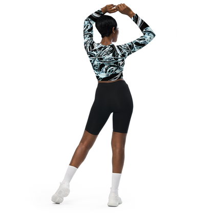 Long Sleeve Crop Top - Frosted Infusion