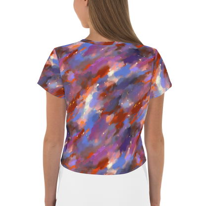 Women's Crop Tee - Celestial Brushstroke