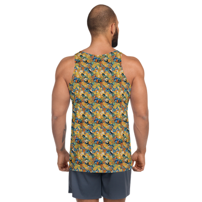 Men's Tank Top - Whimsical Feline Dance