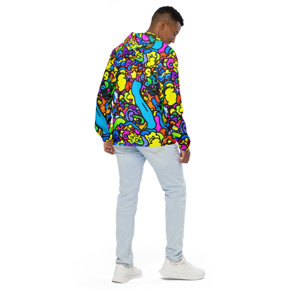 Men's Windbreaker - Kaleidoscope Garden