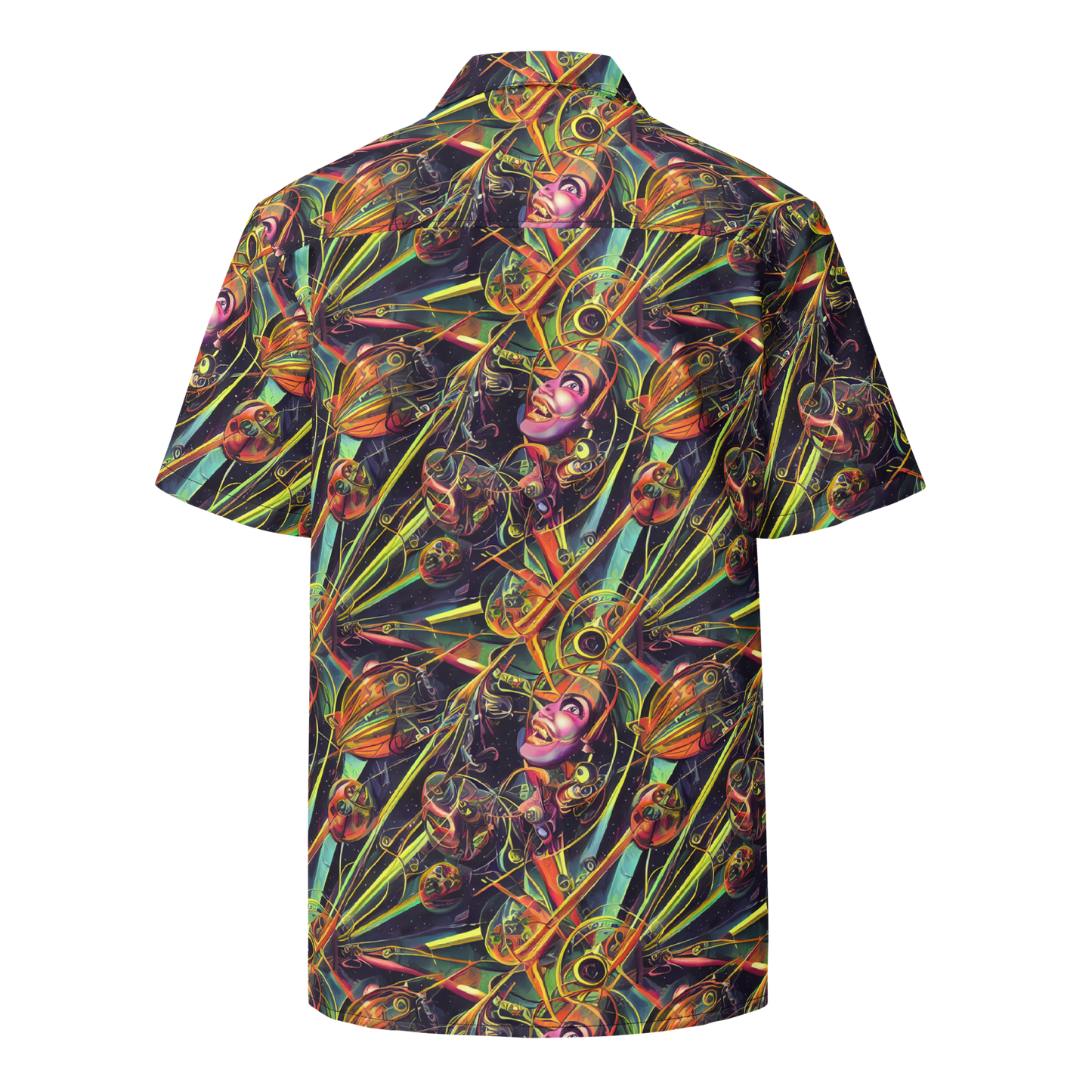 Button Shirt - Psychedelic Deep Space