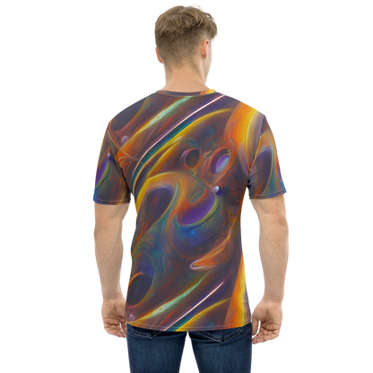 Men's Crew Neck T-Shirt - Pre-Raphaelite Ripple