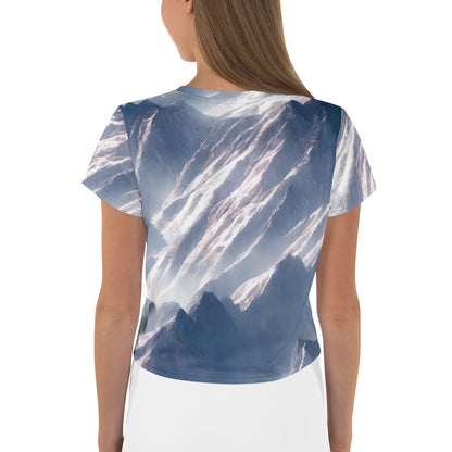 Women's Crop Tee - Frosted Zenith