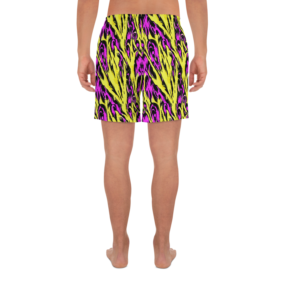 Men's Athletic Shorts - Neon Savanna