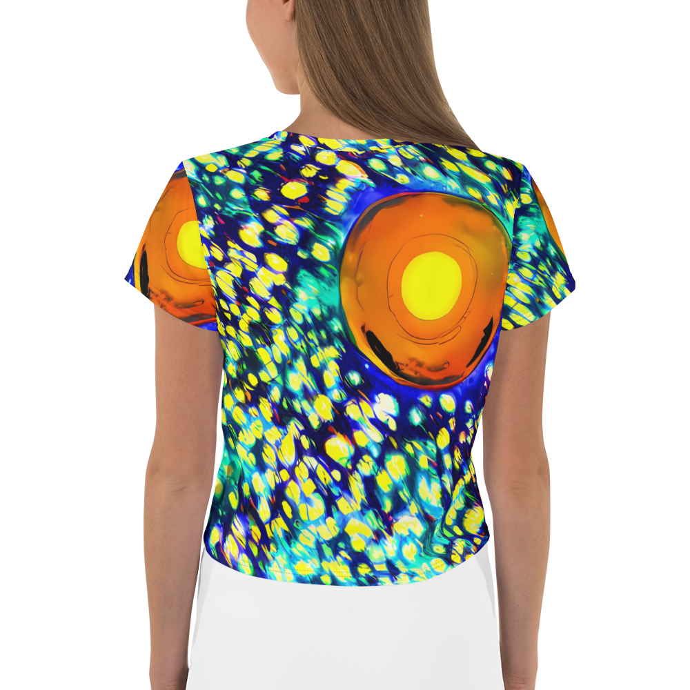 Women's Crop Tee - Illuminated Whirl