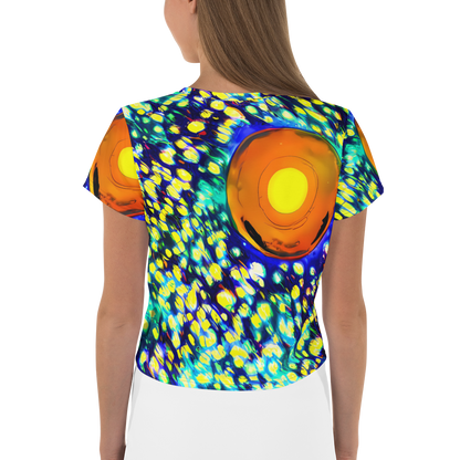 Women's Crop Tee - Illuminated Whirl