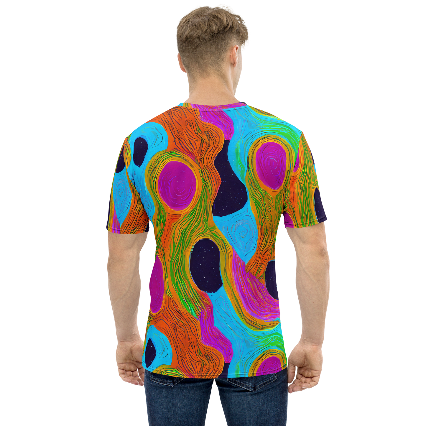 Men's Crew Neck T-Shirt - Galactic Harmony