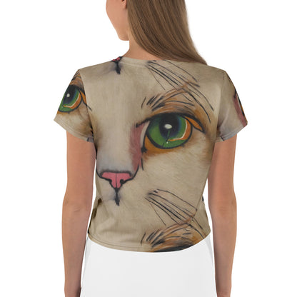 Crop Tee - Emerald Gaze