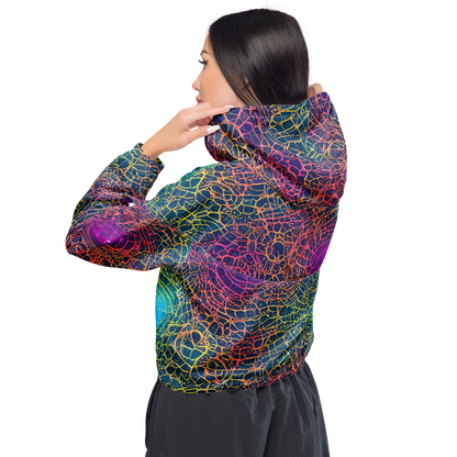 Women's Cropped Windbreaker - Velde Vortex