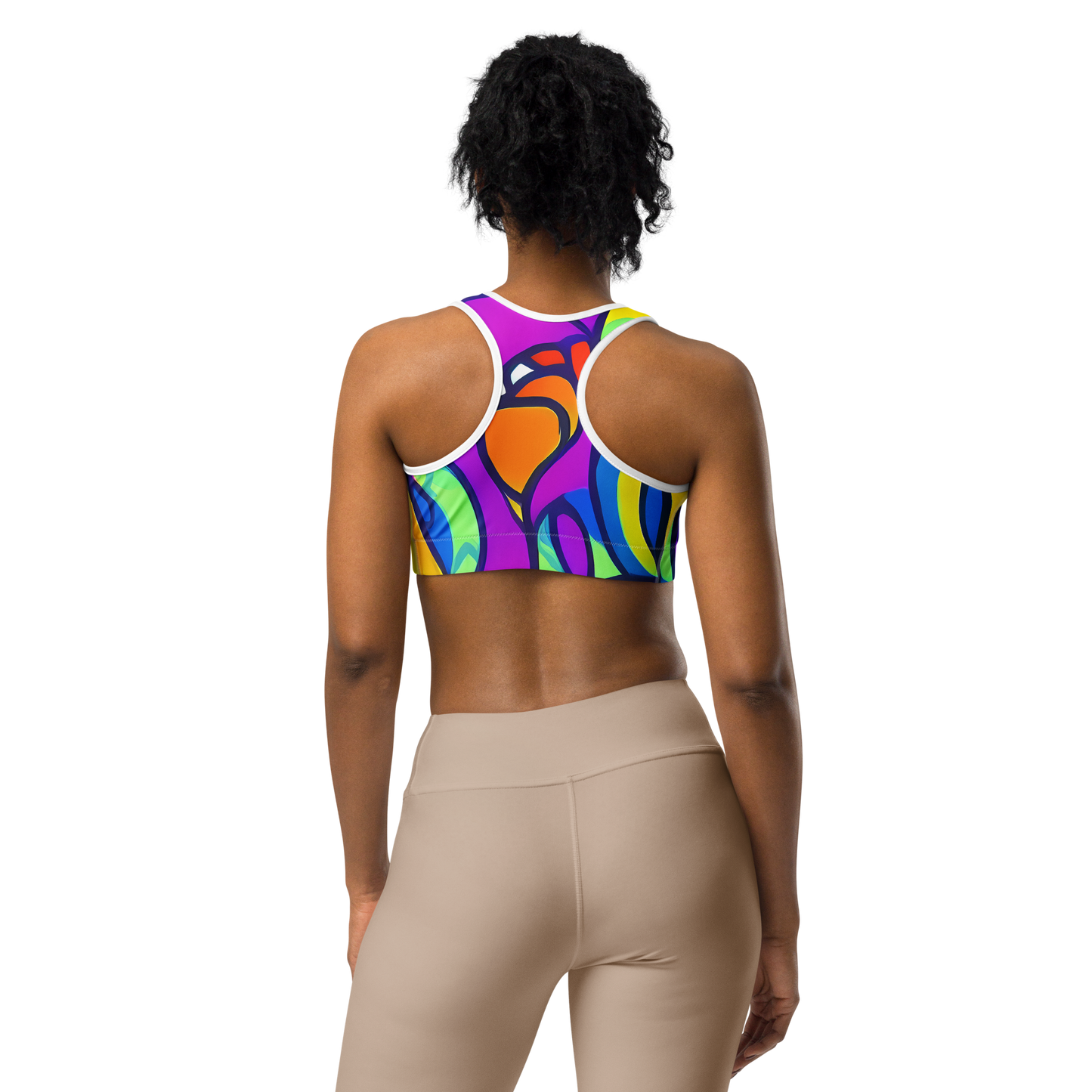 Sports Bra - Kaleido Fish