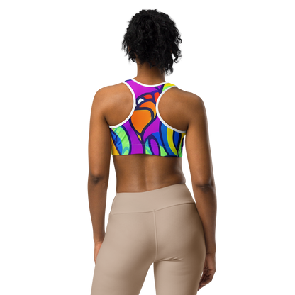 Sports Bra - Kaleido Fish