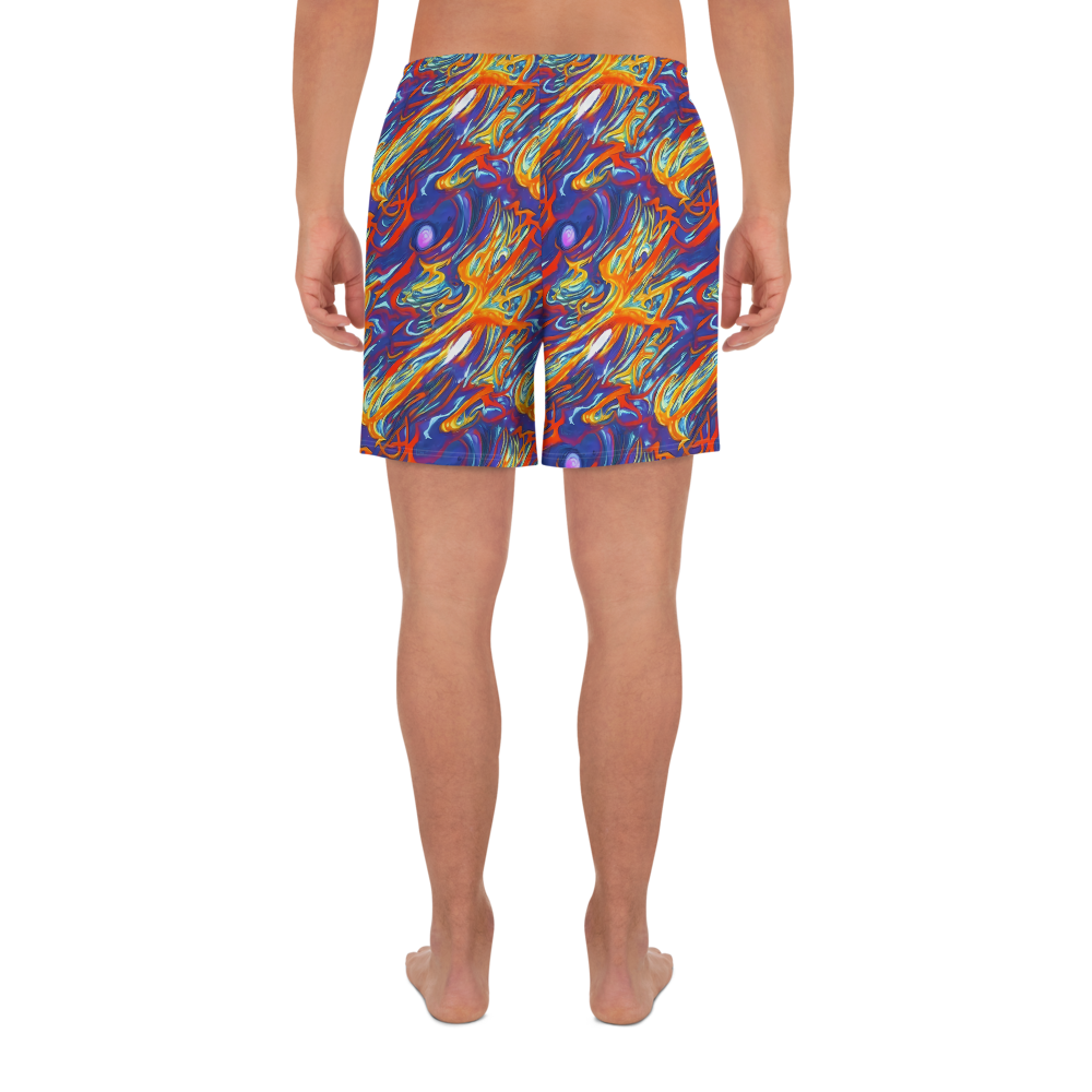 Men's Athletic Shorts - Galactic Ember