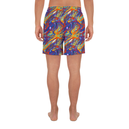 Men's Athletic Shorts - Galactic Ember