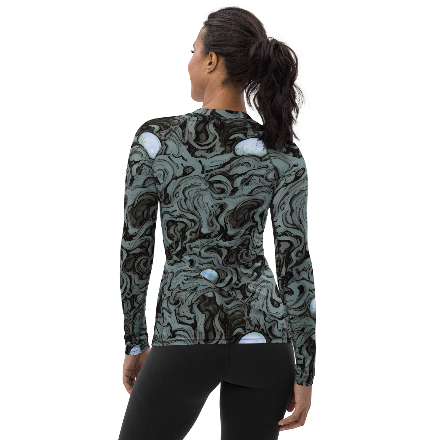 Women's Rash Guard - Caruso Swirl