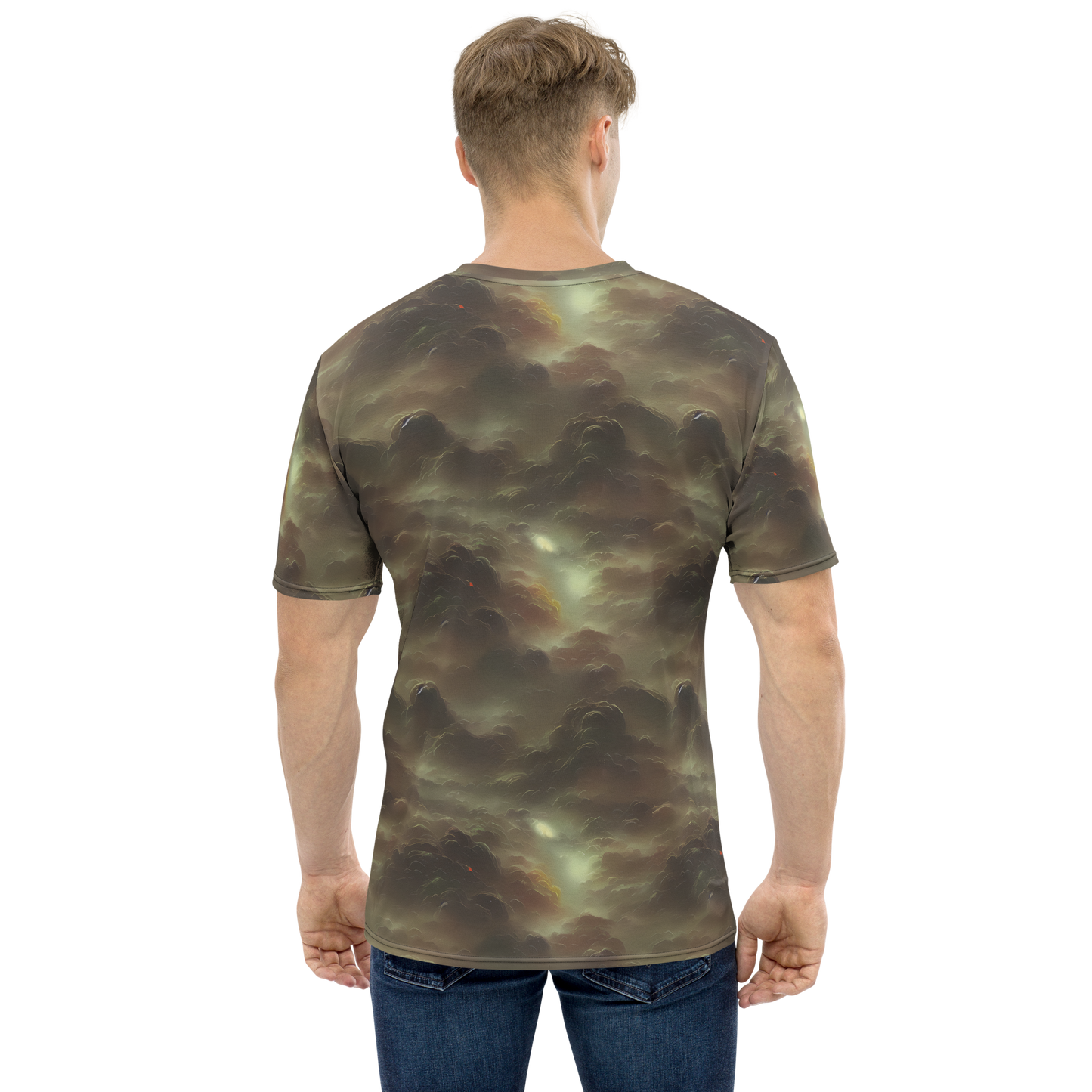 Men's Crew Neck T-Shirt - Celestial Dreamscape