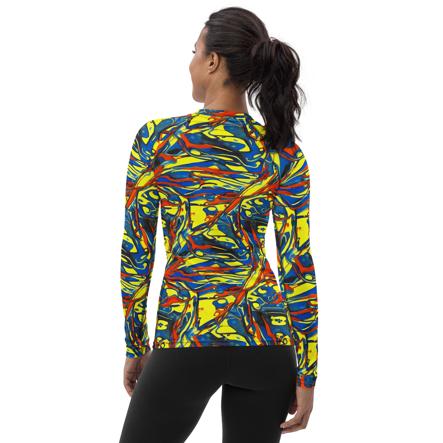 Women's Rash Guard - Cyberflow Circuit