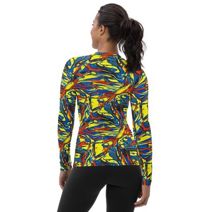 Women's Rash Guard - Cyberflow Circuit