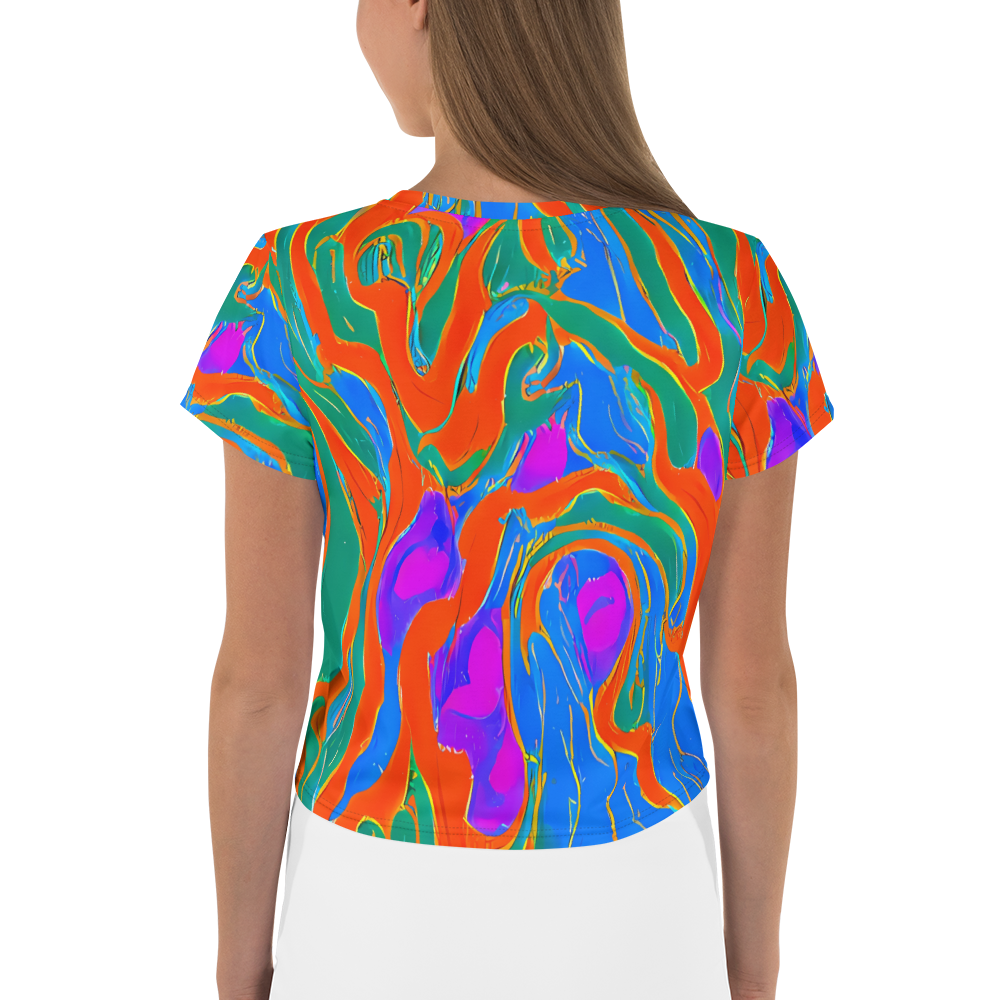 Women's Crop Tee - Childish Strokes