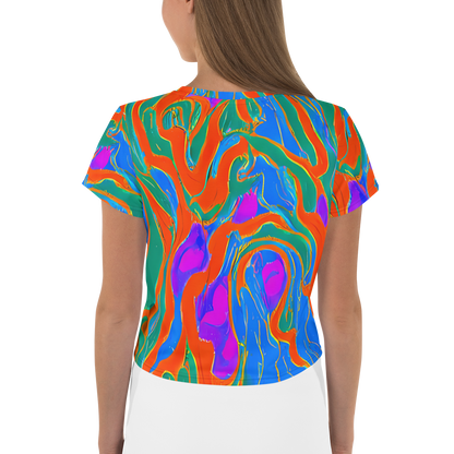 Women's Crop Tee - Childish Strokes