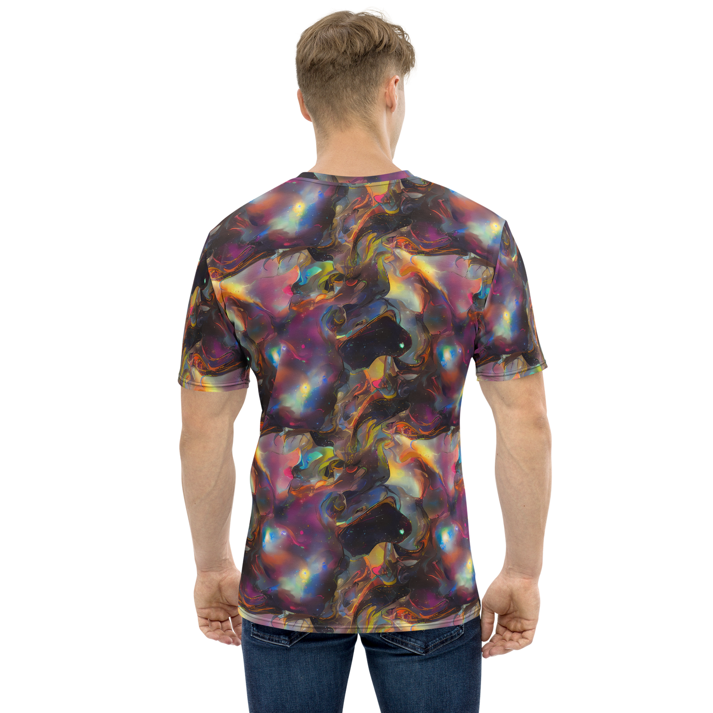 Men's Crew Neck T-Shirt - Cosmic Fusion