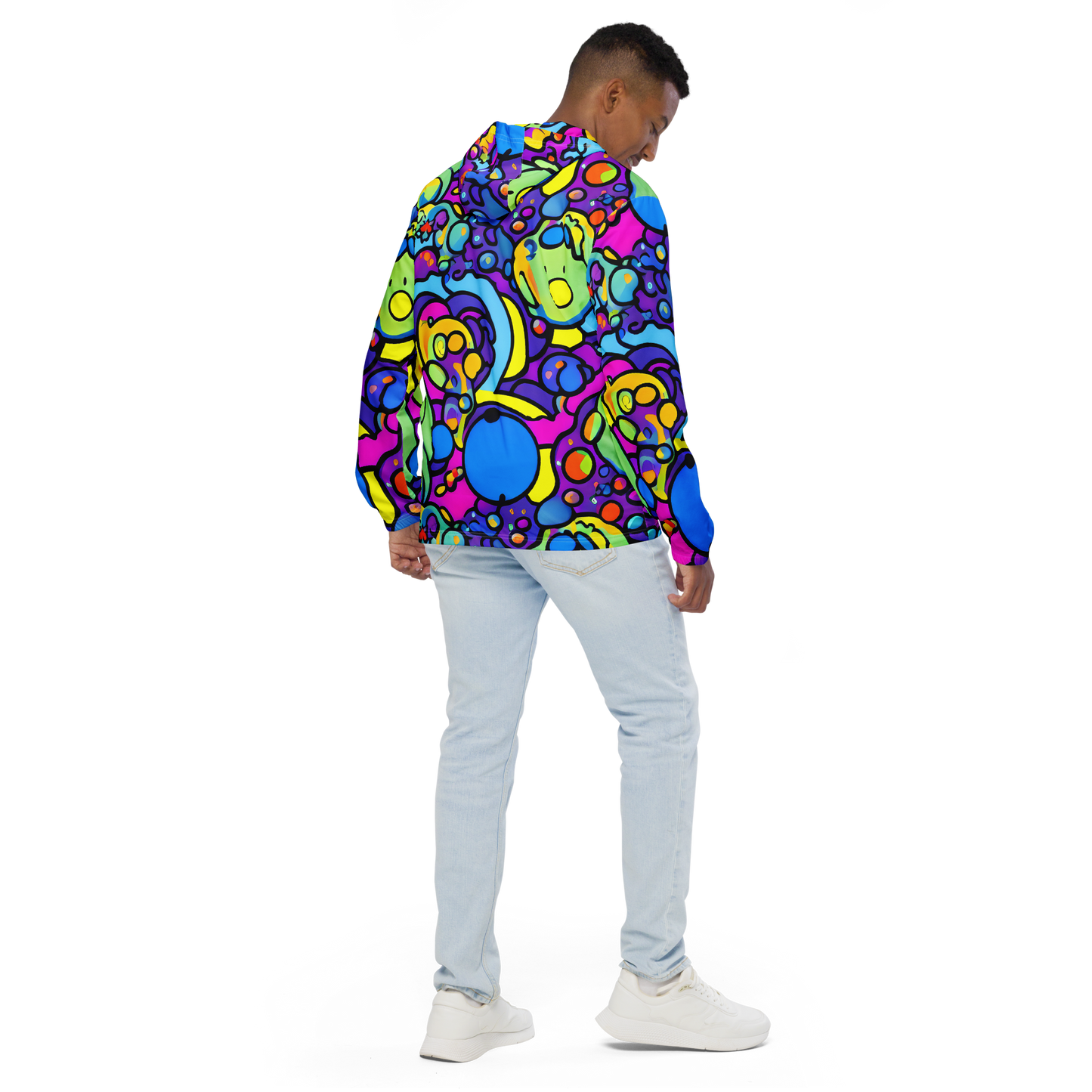 Men's Windbreaker - Radiant Lagoon