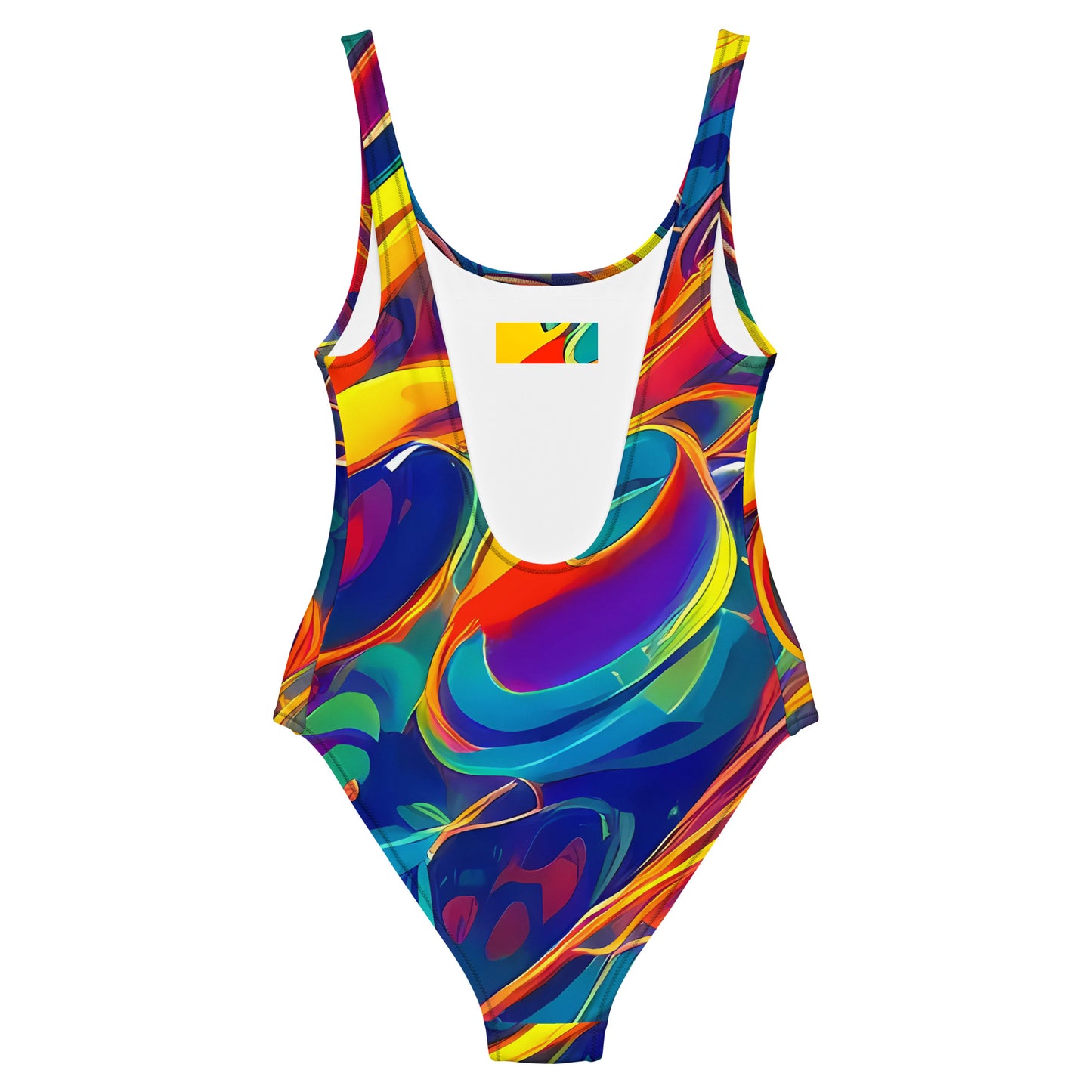 One-Piece Swimsuit - Abstract Blaze