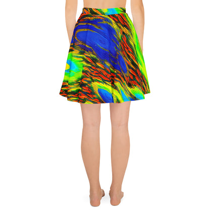 Skater Skirt - Hodgkin's Blaze