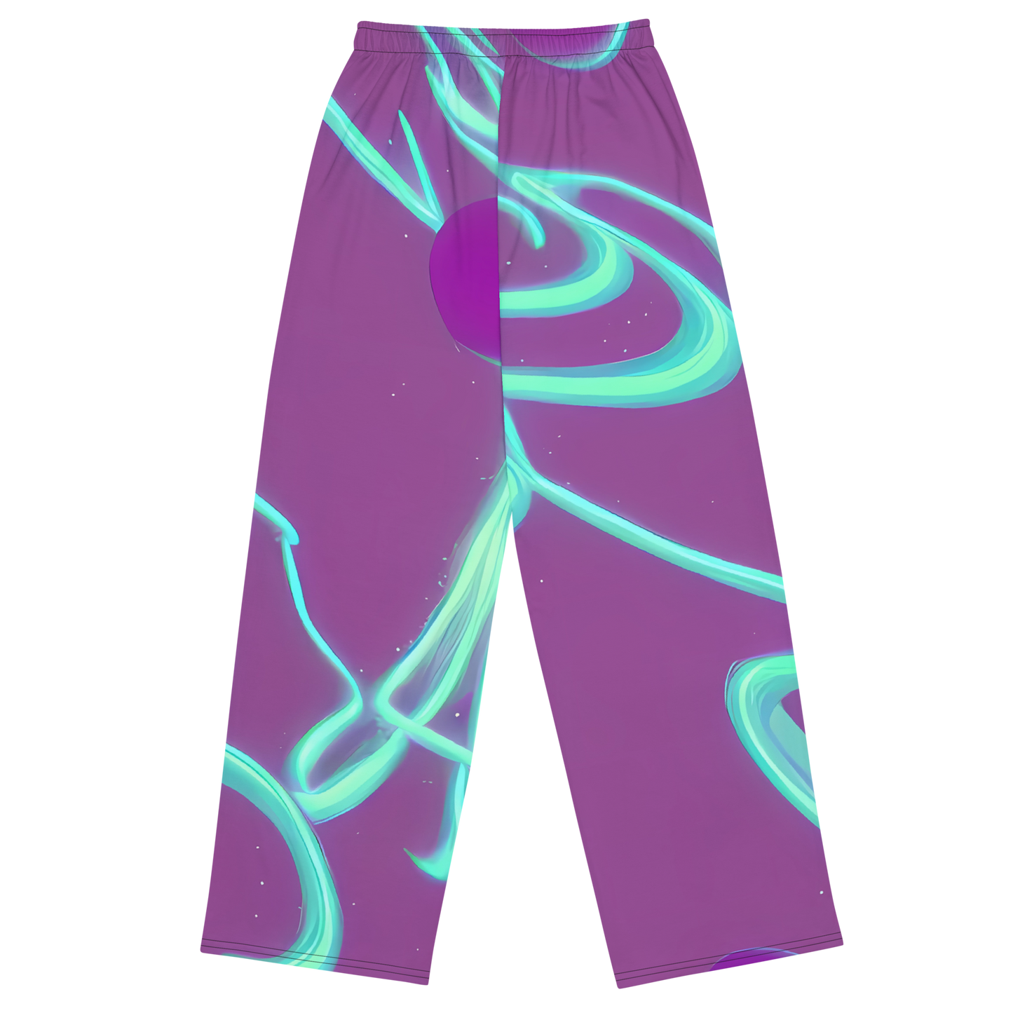 Wide-Leg Pants - Neon Drift
