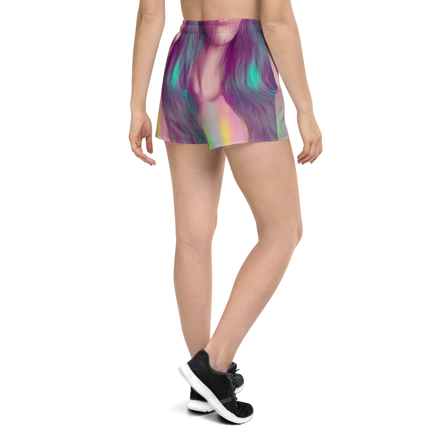 Women’s Athletic Shorts - Surreal Tresses