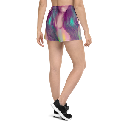 Women’s Athletic Shorts - Surreal Tresses