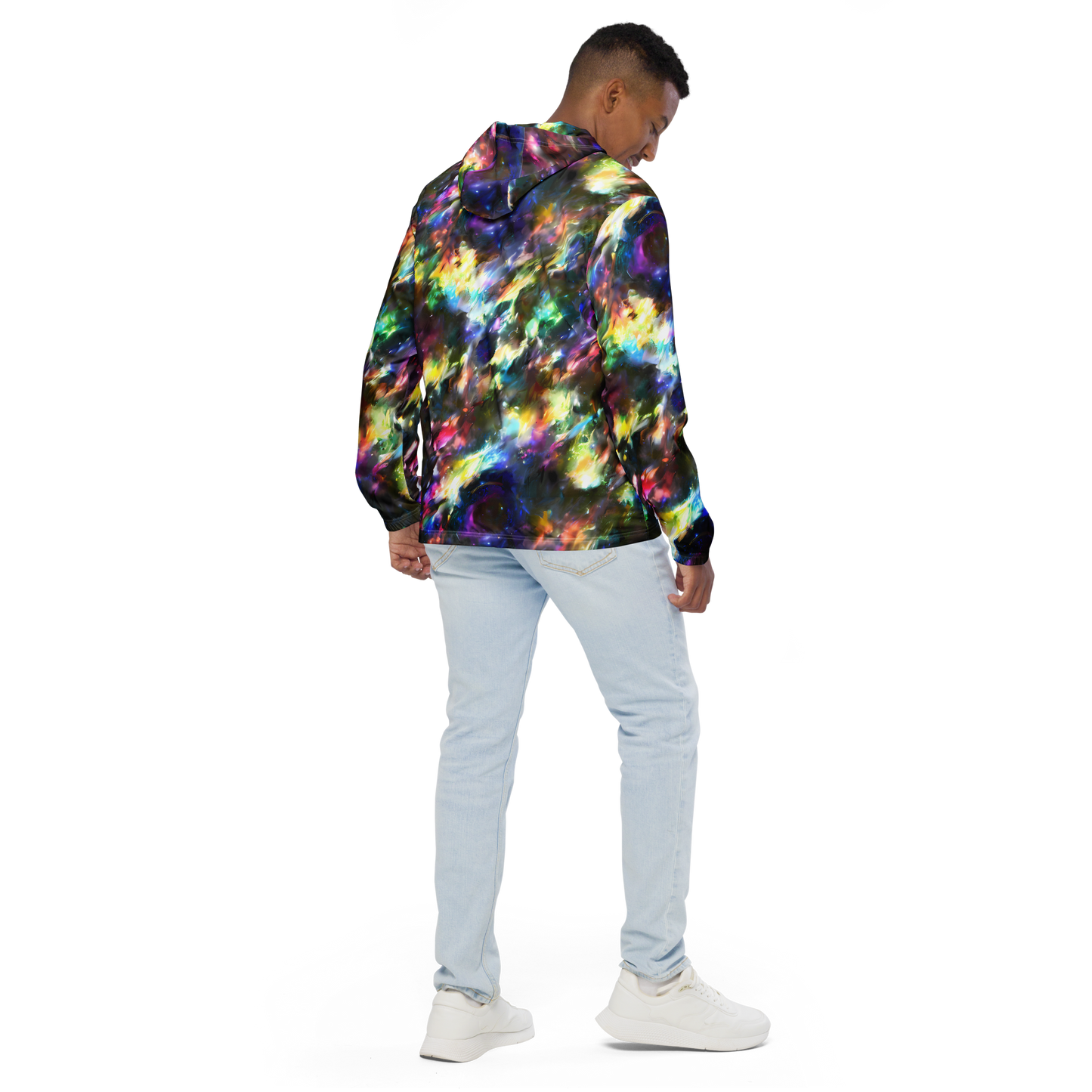 Men's Windbreaker - Emilia's Nebula